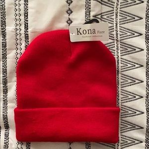 Red beanie